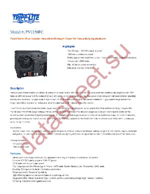 PV1250FC datasheet  